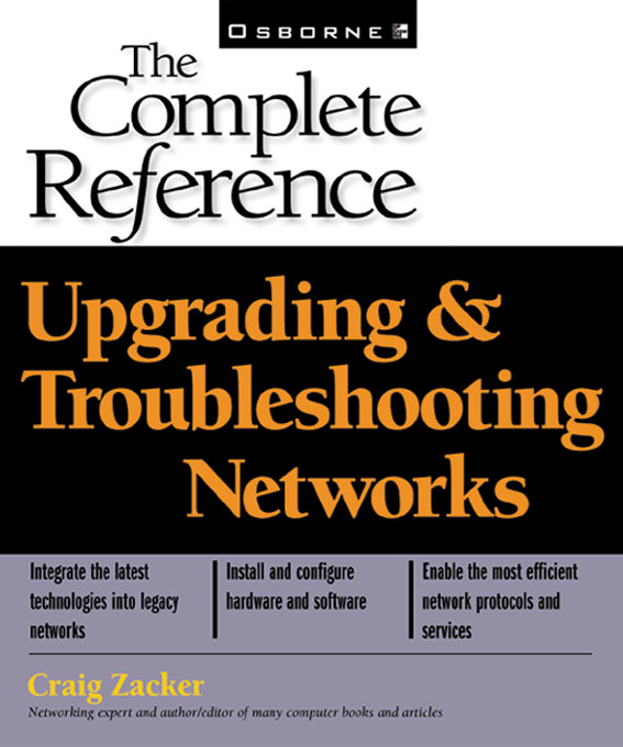 Title details for Upgrading & Troubleshooting Networks by Craig Zacker - Available